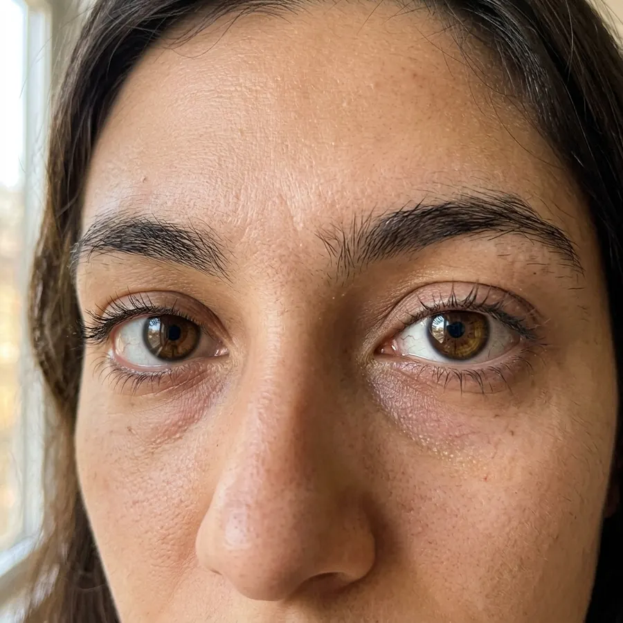 Gros plan sur les yeux d'une femme